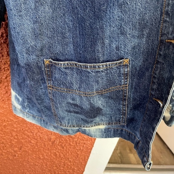 Bill Blass Women’s Hand Bleached Jean Jacket, Unsized - Picture 8 of 11